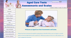 Desktop Screenshot of agedcaretests.com